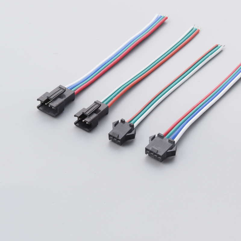 SM2.5mm Terminaltråd 2.54 Pitch CAR Electronic LED-lättare kabel SMP-02V-BC SMR-02V-B Electric Harness Line Anpassning