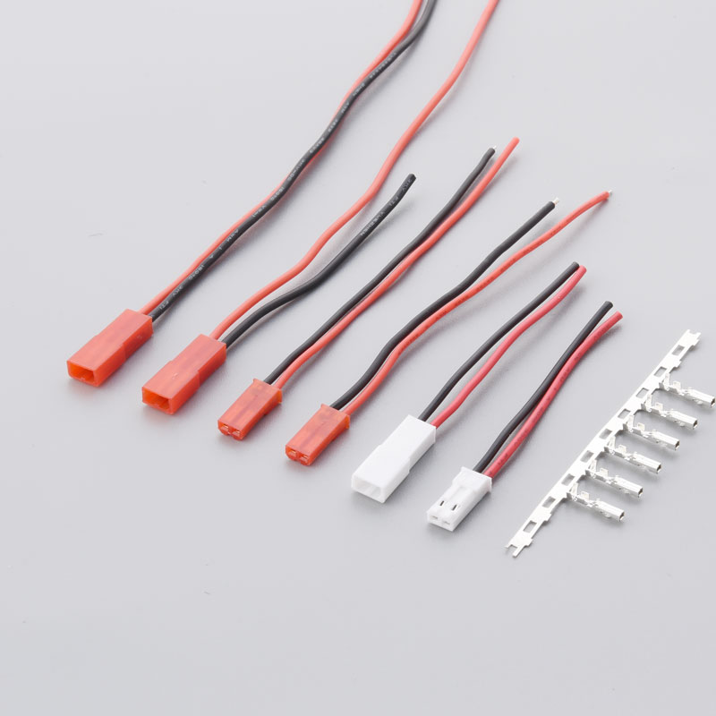 2p SYP Male&female socket plug med 2*10 cm kabel för auto, e-bike, båt, LCD, LED och batteri crimp terminal elektrisk anslutningstråd