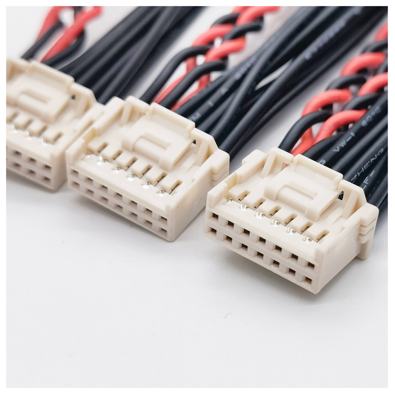 Molex Terminal Line 501646-1400 Dubbel rad Harness Wire 2.0mm Robot Roller Brush Motor Connector Cable Anpassning