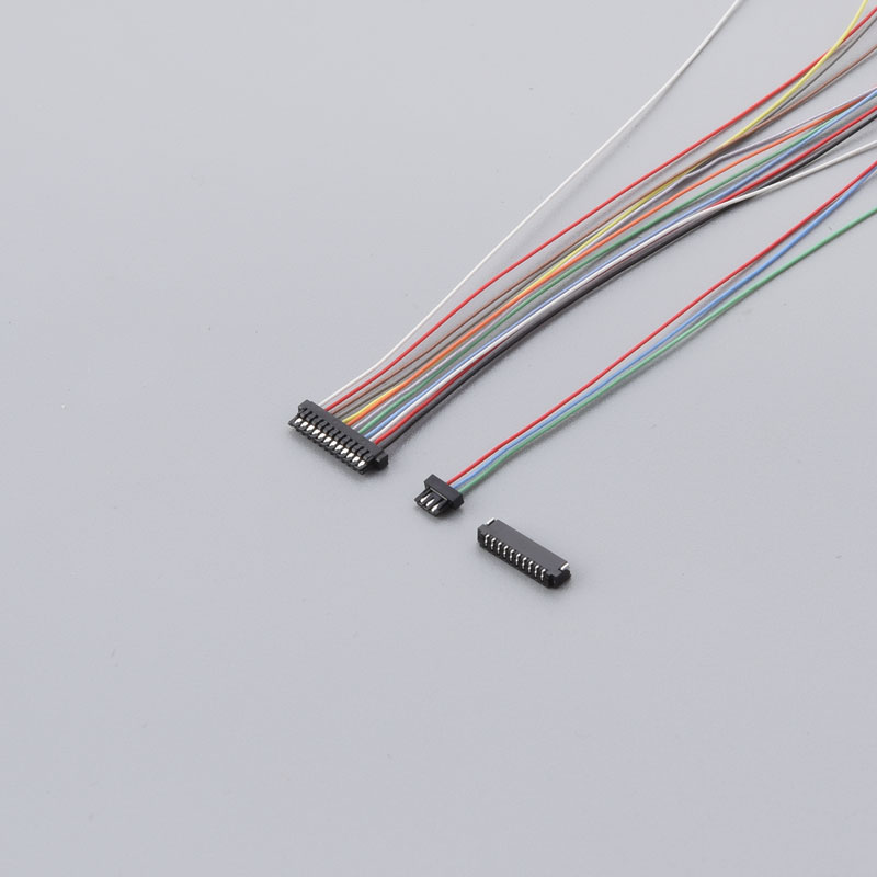0,8 Pitch HRS DF52-8P-0.8C ELEKTRONISK ULTRA-FIN OK Strandad Wire Crimp Connector Cable för Battery Factory Custom